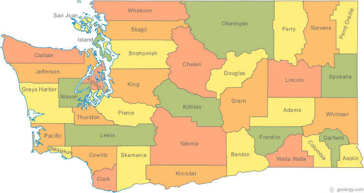 maps of washington state. Washington · Clallam