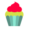 cupcake dessert icon