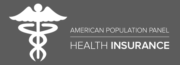 Health insurance mini survey with of caduceus graphic