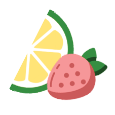 lime and strawberry recipe icon